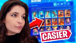 Je vous présente mon CASIER Fortnite ! (Top 10 de mes skins préférés...)