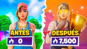 La RUTINA de PRO PLAYER para MEJORAR y SUBIR PUNTOS MAS RAPIDO - Fortnite Temporada 8