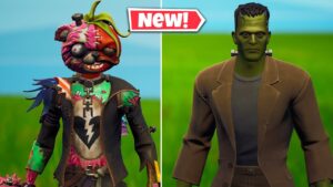 NEW FRANKENSTEIN'S MONSTER Skin & CURDLE SCREAM LEADER Skin Gameplay in Fortnite!
