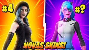 QUAL A MELHOR SKIN DO HALLOWEEN? SKINS NOVAS! RANKING DE SKINS FORTNITE