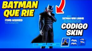 ¡RAPIDO! Como CONSEGUIR el *CODIGO* de LA NUEVA SKIN en FORTNITE 😱🔥 SKIN de BATMAN QUE RIE ❓