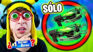 SÓLO **BALLESTA CAZADEMONIOS** Challenge en Fortnite Battle Royale!! (Ganar Sólo Ballestas Dobles)