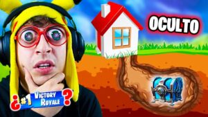 SÓLO **BÚNKER OCULTO** Challenge en Fortnite Battle Royale!! (Nueva Zona Secreta)