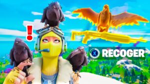 SOLO LOOT DE CUERVOS PARA GANAR en Fortnite! (complicado)