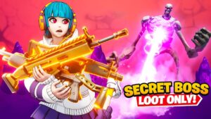 The SECRET BOSS in FORTNITE (BROKEN)