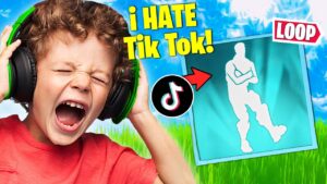 Trolling ANGRY Kid With *NEW* TikTok Emote! (RAGE)