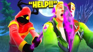 Trolling Him With MYTHIC Scythe.. (RAGE)