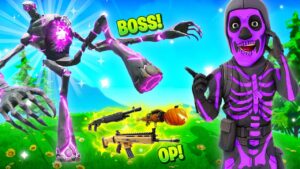 Tylko LOOT z mega BOSSÓW w Fortnite! 👹 (darmowy SKIN!)