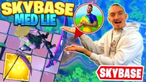 VÄRLDSENS FÖRSTA SKYBASE MED EN LIE I FORTNITE