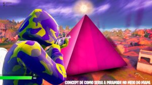 VAZOU?! NOVO LOCAL no FORTNITE (Pirâmide no Fortnite)