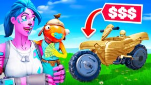 Whatever This 9 Year Old Builds, I Buy... (Fortnite)