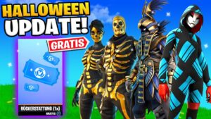Wieder SKINS ZURÜCK GEBEN! Neues Update, Gratis Skull Trooper Style | Fortnite Halloween Deutsch