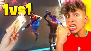 50€ SE MI BATTI IN 1vs1 SU FORTNITE! *DIVENTO POVERO* 🤬😭