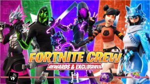 All Fortnite Crew Skins Gameplay & Exclusive Rewards Showcase (December 2020 - December 2021)