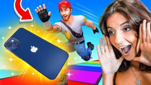 BLANDINE me DONNE un IPHONE 13 si je GAGNE sur FORTNITE