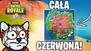 CAŁKOWICIE CZERWONA MAPA w Fortnite!