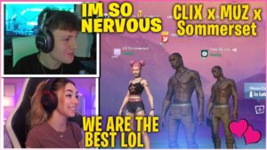CLIX & MUZ Invites SOMMERSET To Play EU TRIO CASH CUP Then CLIX Challenged MUZ To 1v1 For SOMMERSET!