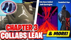 Chapter 3 COLLABS List Leak! Fortnite x Jordan Tomorrow, Throwing Axe, Matrix Collab & Rocket League