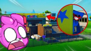 ¡EL ESCONDITE DE HUGGY WUGGY! POPPY PLAYTIME Aquí no hay quien viva Fortnite 537