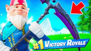 FAIRE un TOP 1 AVEC LA FAUX de FORTNITE !
