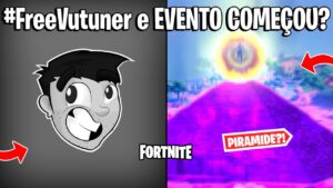 FORTNITE - CONTA MAIS RARA HACKEADA, #FreeVutuner e EVENTO CUBO COMEÇOU?