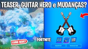FORTNITE - NOVO TEASER, CUBO NEVE e GUITAR HERO ITENS?