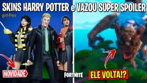 FORTNITE - RESGATAR CÓDIGOS GRÁTIS, COLAB HARRY POTTER e SPOILERS DO EVENTO