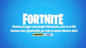 FORTNITE SERÁ ELIMINADO...