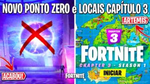 FORTNITE - TEMA DO CAPÍTULO 3, ASSISTIR EVENTO e RECOMPENSAS NARUTO REMOVIDAS