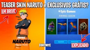 FORTNITE - UPDATE FINAL, EVENTO AO VIVO  e TEASER OFICIAL NARUTO?