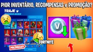 FORTNITE - VESTIÁRIO RUIM POLÊMICA, 3 RECOMPENSAS e DESCONTO LOJA?