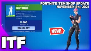 Fortnite Item Shop *NEW* GHOSTBUSTERS EMOTE! [November 18th, 2021] (Fortnite Battle Royale)