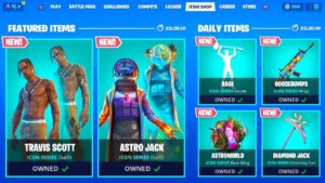 Fortnite LIVE Item Shop! TRAVIS SCOTT SKIN TODAY! (Fortnite Item Shop Today)