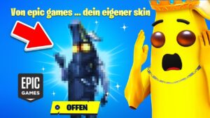 Fortnite gibt mir MEINEN EIGENEN neuen SKIN!!😱 (krass)