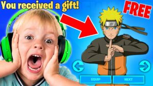 GIFTING Noob *NEW* Naruto Bundle in Fortnite!