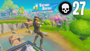 High Elimination Solo Squad Win Gameplay Full Game Season 8 (Fortnite PC PS4 Controller)