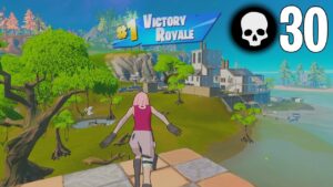 High Elimination Solo Squad Win Gameplay Full Game Season 8 (Fortnite PC PS4 Controller)