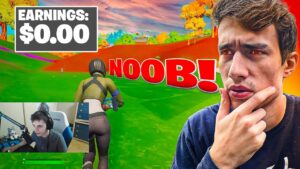 I Found The Worst Fortnite Player of all time... (hes soooo bad)