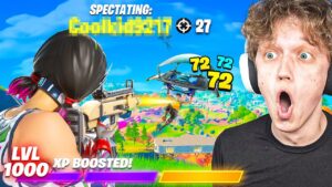 I Spectated the FIRST LEVEL 1,000 Player in Fortnite... (max level)
