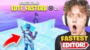 I Spectated the NEW Fastest Editor in Fortnite... (he's UNDERRATED!)