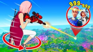 Il me DONNE 100€ si je réussis ce TRICKSHOT sur FORTNITE