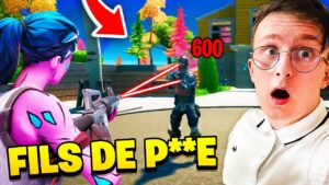 J'ai TROLL un RAGEUX avec les PIRES GLITCHS de FORTNITE.. (mort de rire 😂)