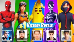 OHA 😱der SCHWITZIGSTE YOUTUBER SKIN 2021 in Fortnite.. (Standartskill, Arian & WannaBe)