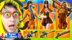 RANDOM **BOSS FINAL ORO** SKIN CHALLENGE en Fortnite Battle Royale! (Reto Skin jefe runa aleatoria)