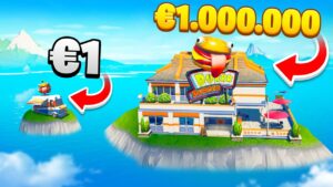 Restaurant à 1€ VS 1.000.000€ Challenge FORTNITE