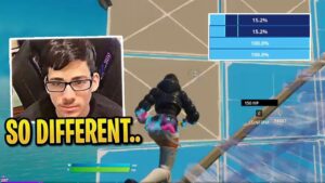 Sway IMPROVES AIM After Using 15.2% Sensitivity in Realistic PVP! (Fortnite)