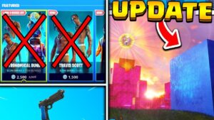 TRAVIS SCOTT SKIN wird GELÖSCHT? ❌ NEUES Update, Neue Waffe |  Fortnite Season 8 Deutsch