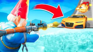 VOITURE vs ROCKET sur FORTNITE !