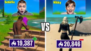 WER mehr ARENA PUNKTE in FORTNITE schafft GEWINNT - 1h Challenge.. (20,000 Points)