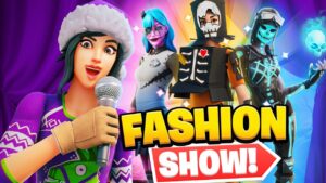 the *HALLOWEEN THEMED* Fortnite Fashion Show...